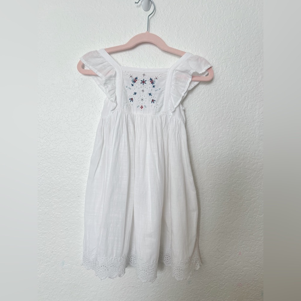 Old navy toddler Girl white dress 4T